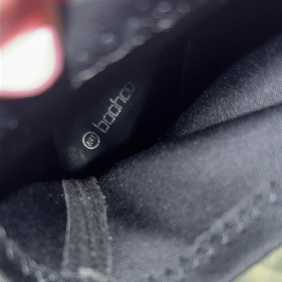 Boohoo ankle booties High Heel Sock Boots Wide fit size US 10      EU 41 or UK 8 - Picture 5 of 16